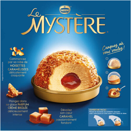 Extreme Nestle Glace Mystère Crème Brulée 308g