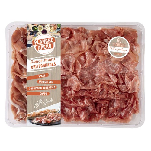 Corte Del Gusto Plateau Assortiment Maxi chiffonnades 320g