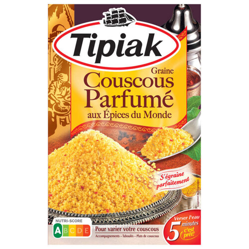 Tipiak Couscous Parfumé Aux Epices Du Monde 510G