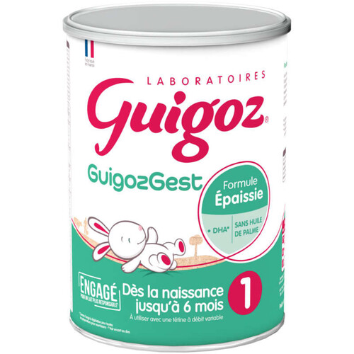 Guigoz GuigozGest 1 jusqu'à 6 mois 830g