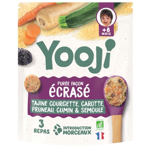 Yooji Écrasé tajine Bio dès 8 mois 400g