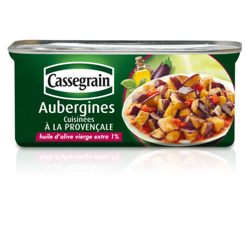 Cassegrain Aubergines Cuisinées À La Provençale 185G