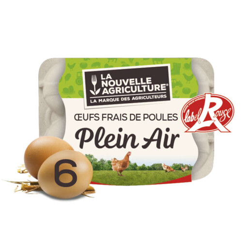 6 Oeufs Plein Air Label Rouge La Nouvelle Agriculture
