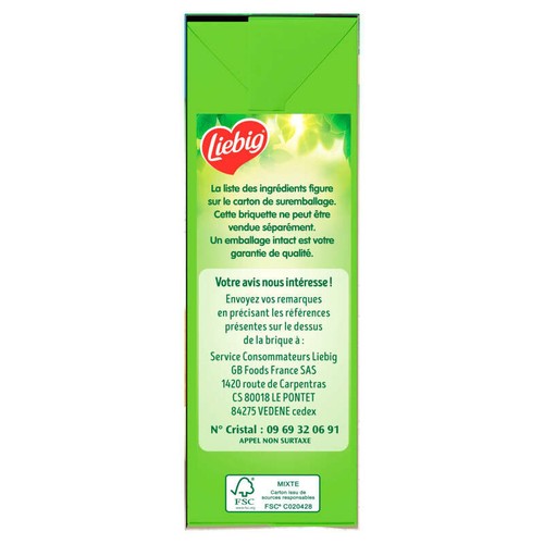Liebig Mouliné de légumes Bio 2x30cl