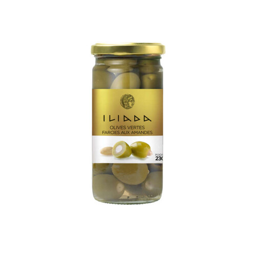 Iliada Olives Vertes Amandes 230g