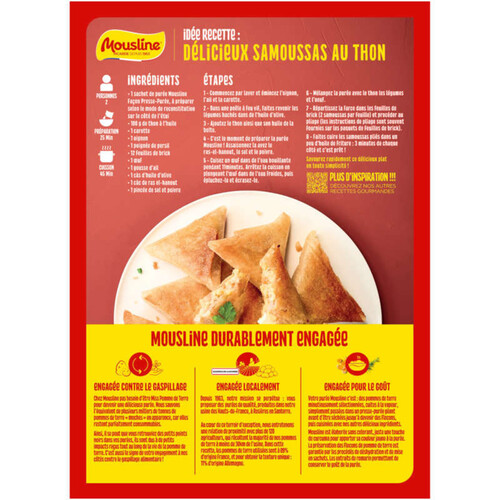 Mousline Maggi Purée Façon Presse-Purée 195g