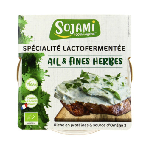 [Par Naturalia] Le Sojami Tartinable Ail & Fines Herbes 125G Bio