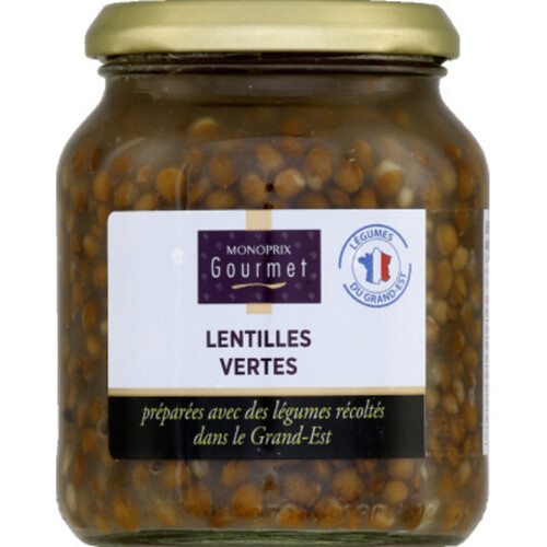 Monoprix Gourmet lentilles vertes 215g