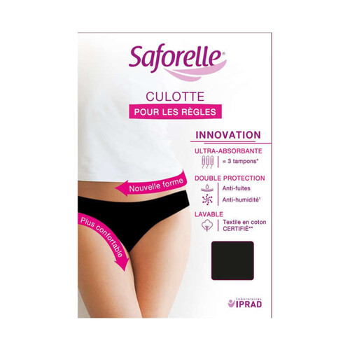 Saforelle Culotte Menstruelle Taille 34/36