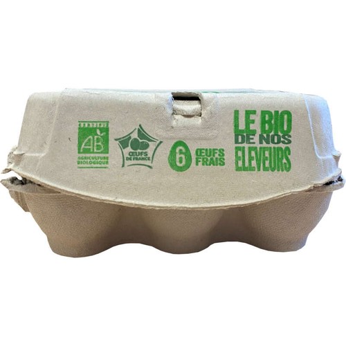 L'œuf de nos villages Œufs Bio x6