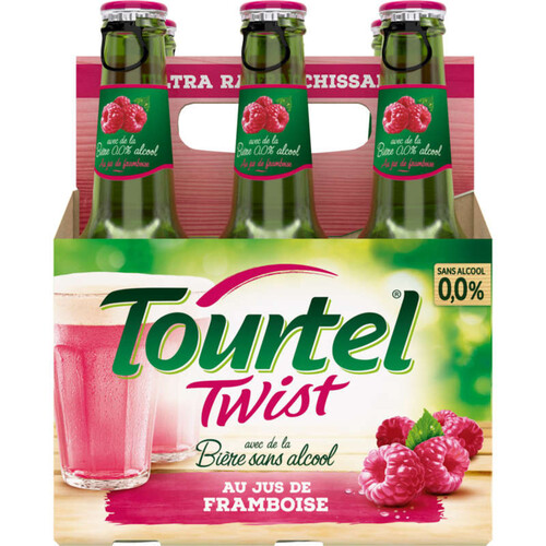 Tourtel Twist Bière sans Alcool au Jus de Framboise 6 x 27,5cl