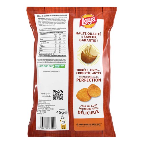 Lay's Poulet Rôti 45g