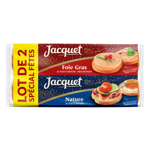 Jacquet Toast Rond Brioché, Nature 500G