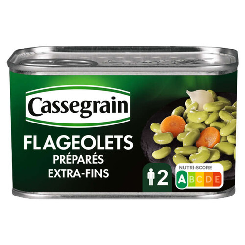 Cassegrain Flageolets Préparés Extra-Fins 265g