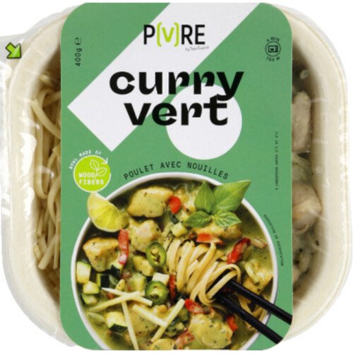 Pure Nouilles Poulet & Curry Vert 400G