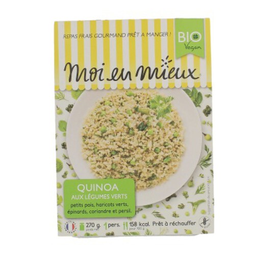 [Par Naturalia] Moi En Mieux Quinoa Aux Légumes Verts Bio 270g