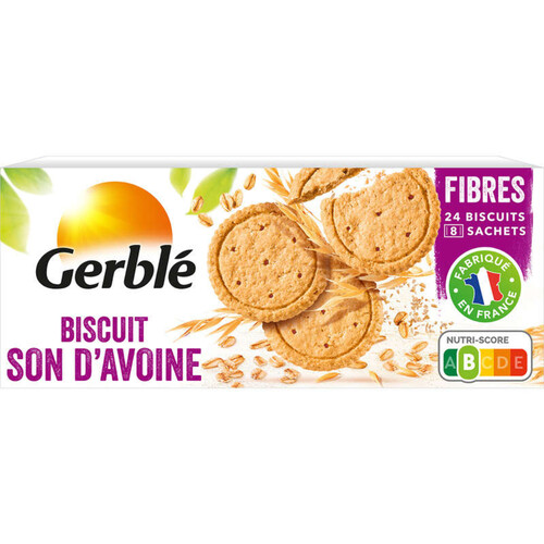 Gerblé Biscuit Son D'Avoine, Fibres Riche En Son D'Avoine 144 g