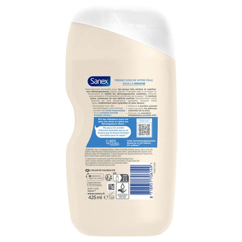 Sanex Skin Therapy Gel douche Dessechement 425ml