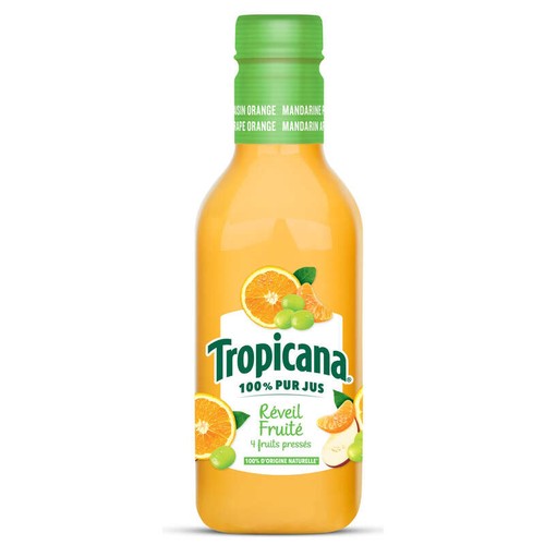 Tropicana 100% Pur Jus Réveil Fruité 90cl
