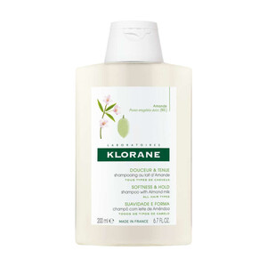 Klorane Shampoing Douceur & Tenue au Lait d’Amande Pour Tous types de cheveux 200ml