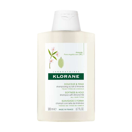 [Para] Klorane Shampoing Douceur & Tenue au Lait d’Amande Pour Tous types de cheveux 200ml