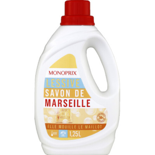 Monoprix Lessive savon de Marseille 1,25L