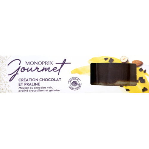 Monoprix Gourmet mousse au chocolat noir 2x85g