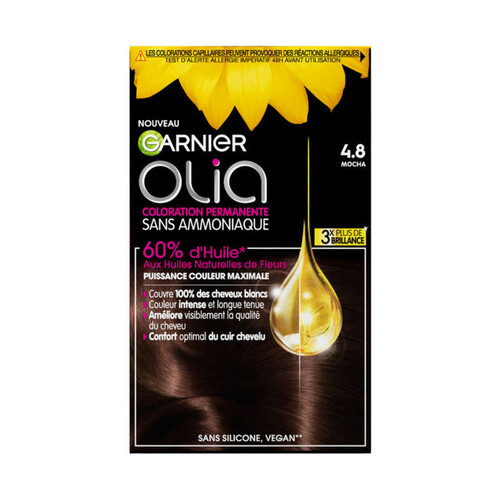 Olia Coloration Sans Amoniaque 4.8 Mocha