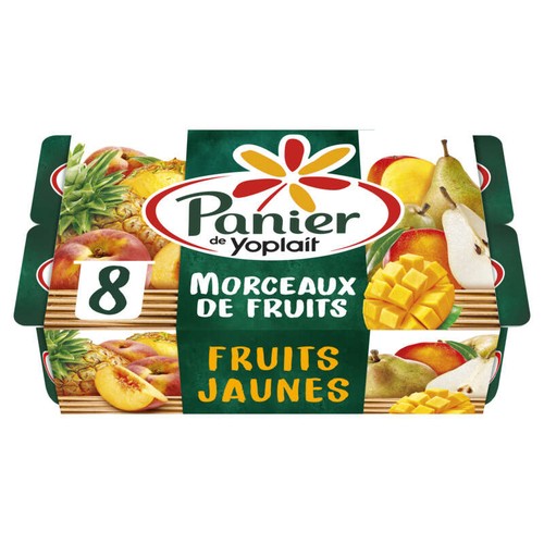 Yoplait Panier de Yoplait Fruits Jaunes 8x125g