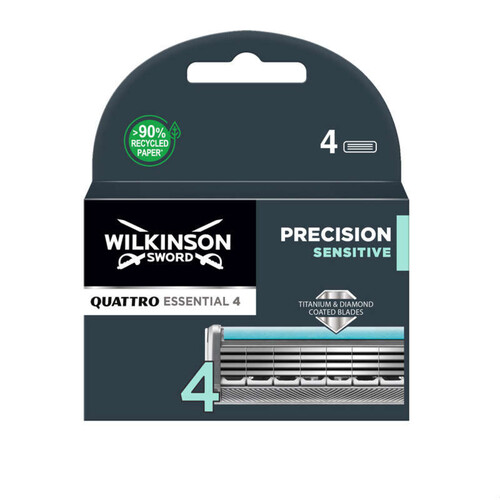 Wilkinson Quattro Lames Titanium Sensitive X 4