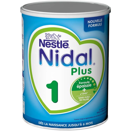 Nestlé Nidal Gest 1er âge Lait Infantile formule épaissie - 800g
