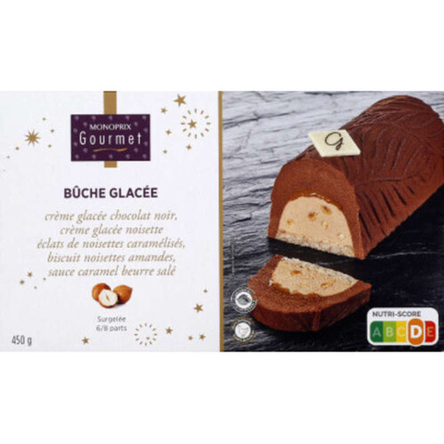 Monoprix Gourmet buche chocolat noisette 810g