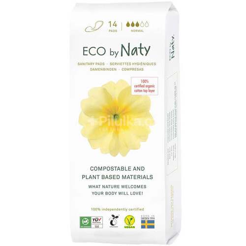 ECO by Naty Serviettes hygiéniques Normal X14