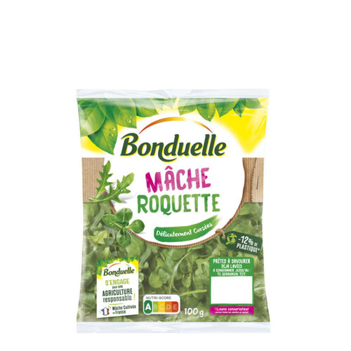 Bonduelle Mâche & Roquette Sachet de 100G.