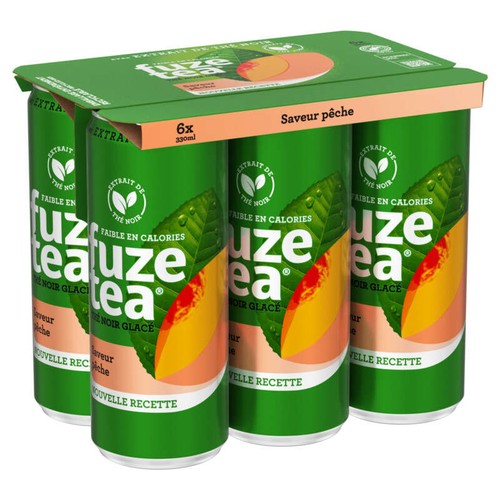 Fuzetea Boisson Thé Pêche 6x33cl