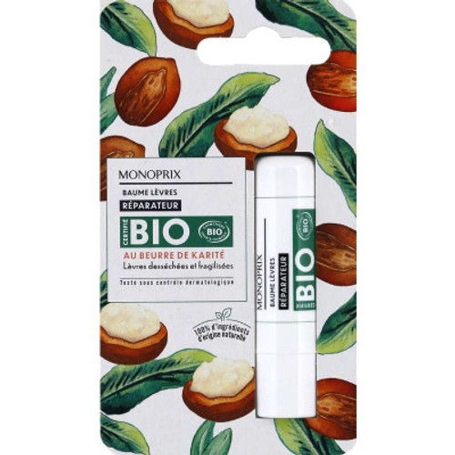 Monoprix Bio Baume Lèvres Karité 4,8g