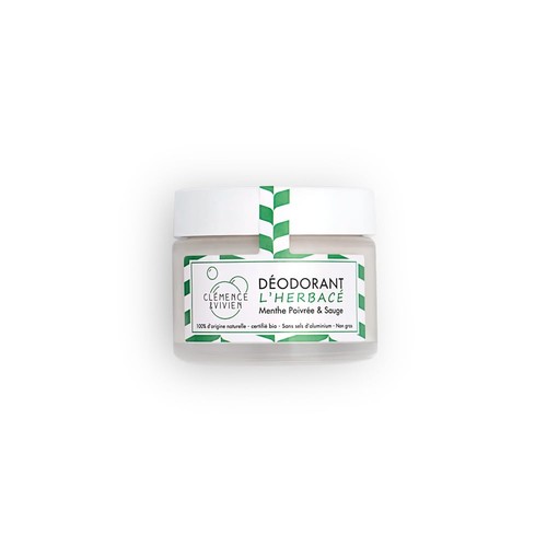 [Par Naturalia] Clémence & Vivien Baume déodorant Herbacé menthe poivrée et sauge 50g