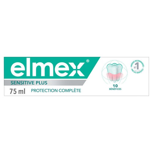 Elmex Sensitive Plus Dentifrice 10 Bénéfices Avances 75ml