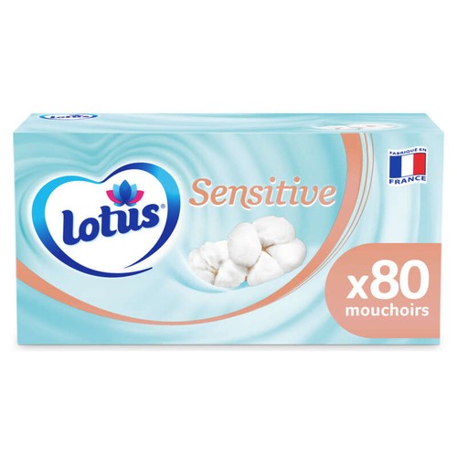 Lotus Mouchoirs Boîte Sensitive x80