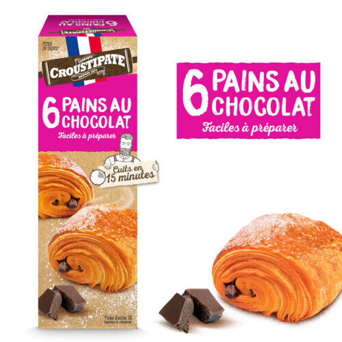 Croustipate Pains au Chocolat x6 - 275g