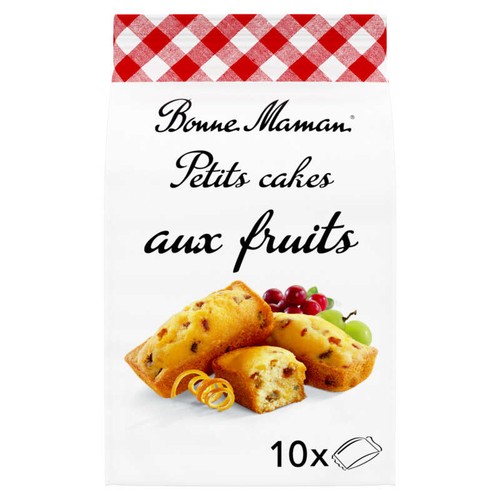 Bonne Maman 10 Petits cakes fruits 300g