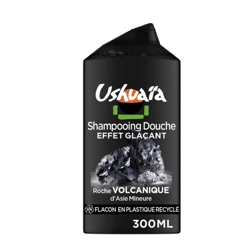 Ushuaia Gel Douche Effet Glaçant Roche Volcanique 300ml