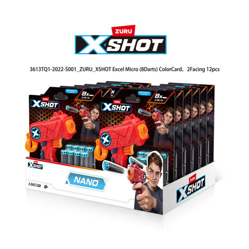 Zuru Pistolet X-Shot Micro + 8 Flèches