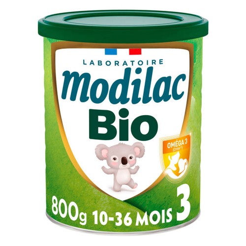 Modilac Lait infantile en poudre Bio croissance 3 800g