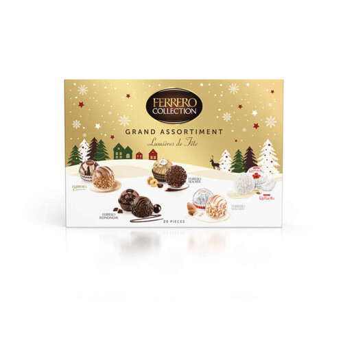 Ferrero Collection grand assortiment lumières de fête 10 pièces 197g