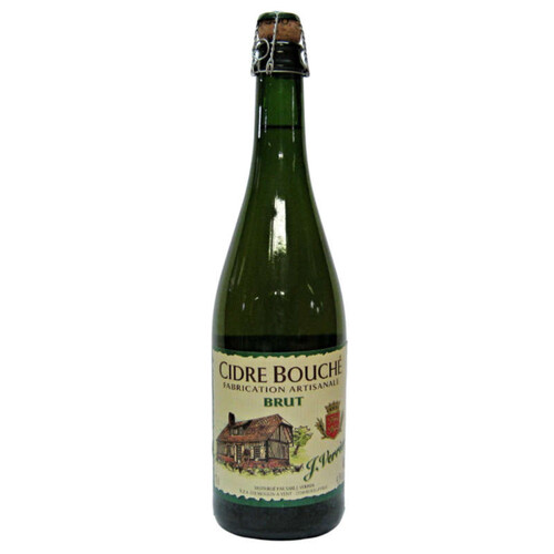 Verrier Cidre Bouché Brut, Artisanal, 5%Vol 75Cl