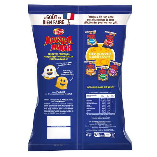 Monster Munch chips jambon/fromage 85g