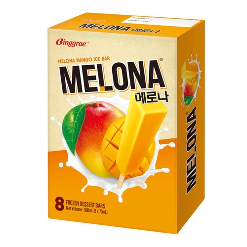 Binggrae Melona Ice Bar Mangue x8
