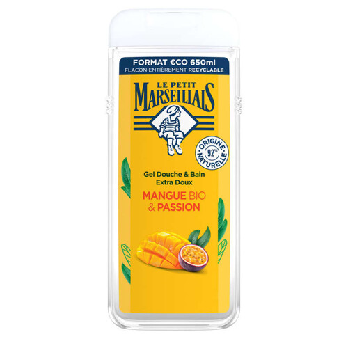 Le Petit Marseillais Gel Douche Extra Doux Mangue Bio & Passion