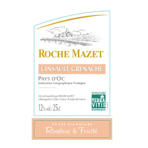 Roche Mazet Grenache Cinsault 25cl